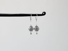 Load image into Gallery viewer, Turkish Silver Spiral Earrings