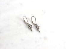 Load image into Gallery viewer, Extra Small Sterling Silver Flower Earrings