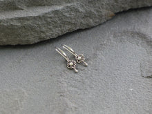 Load image into Gallery viewer, Extra Small Sterling Silver Flower Earrings