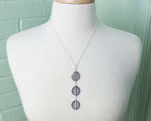 Load image into Gallery viewer, Bali Sterling Silver Trio Necklace