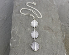 Load image into Gallery viewer, Bali Sterling Silver Trio Necklace