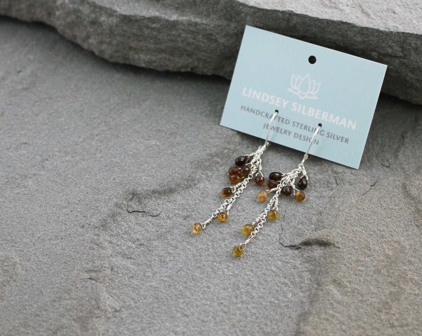 Tourmaline Cluster Earrings