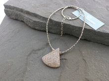 Load image into Gallery viewer, Indonesian Fossil Coral Necklace with Hill Tribe Silver
