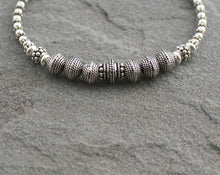 Load image into Gallery viewer, Turkish Silver Beaded Bracelet