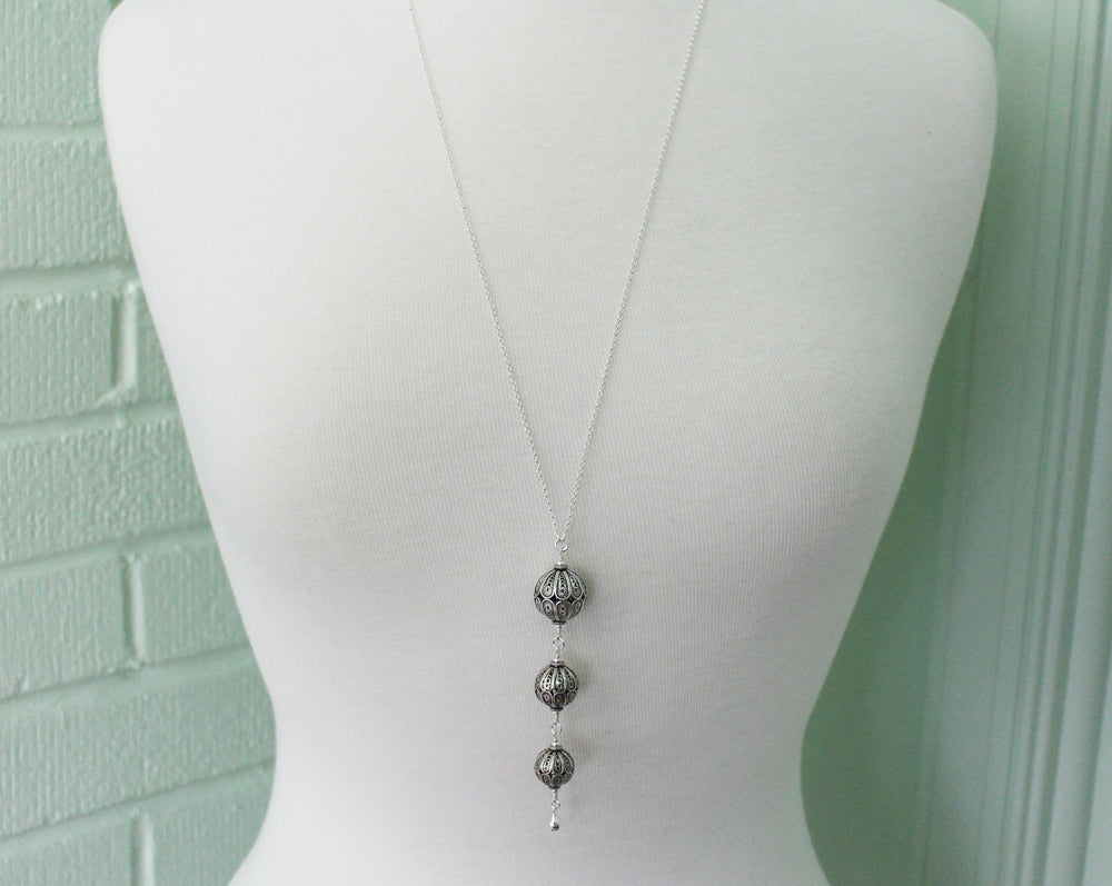 Turkish Filigree Trio Necklace