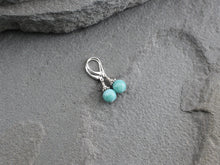 Load image into Gallery viewer, Larimar and Silver Earrings