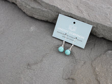 Load image into Gallery viewer, Larimar and Silver Earrings