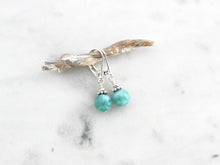 Load image into Gallery viewer, Larimar and Silver Earrings