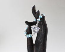 Load image into Gallery viewer, Larimar and Silver Toggle Bracelet