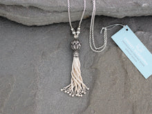 Load image into Gallery viewer, Turkish Silver Filigree Round Tassel Necklace