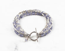 Load image into Gallery viewer, Tanzanite and Moonstone Bracelet