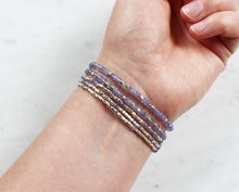 Load image into Gallery viewer, Tanzanite and Moonstone Bracelet