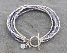 Load image into Gallery viewer, Tanzanite and Moonstone Bracelet