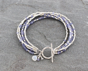 Tanzanite and Moonstone Bracelet