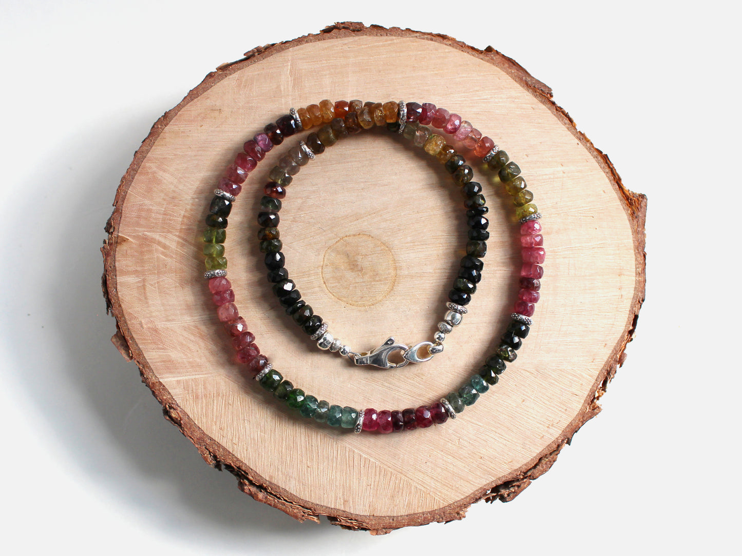 Rainbow Tourmaline Necklace