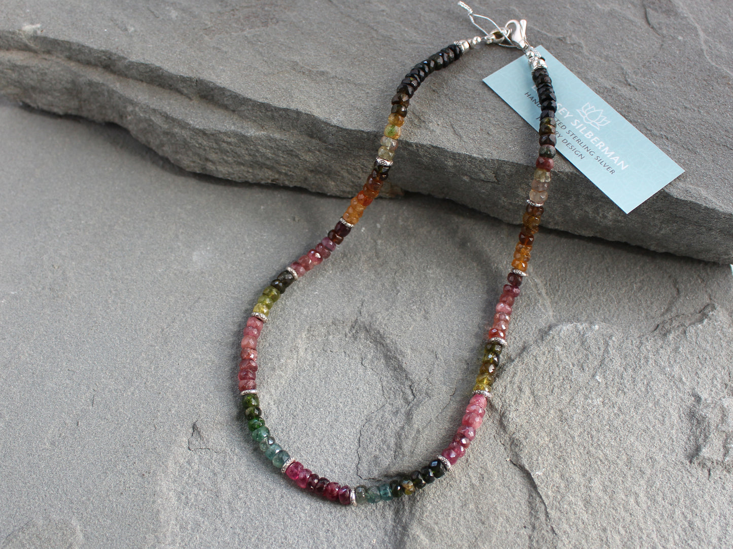 Rainbow Tourmaline Necklace