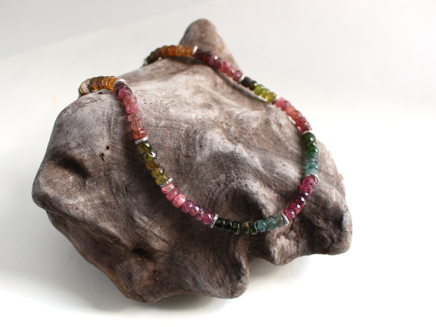 Rainbow Tourmaline Necklace