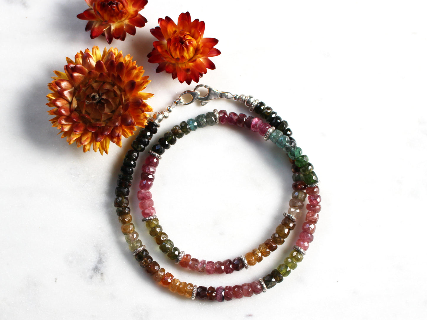 Rainbow Tourmaline Necklace
