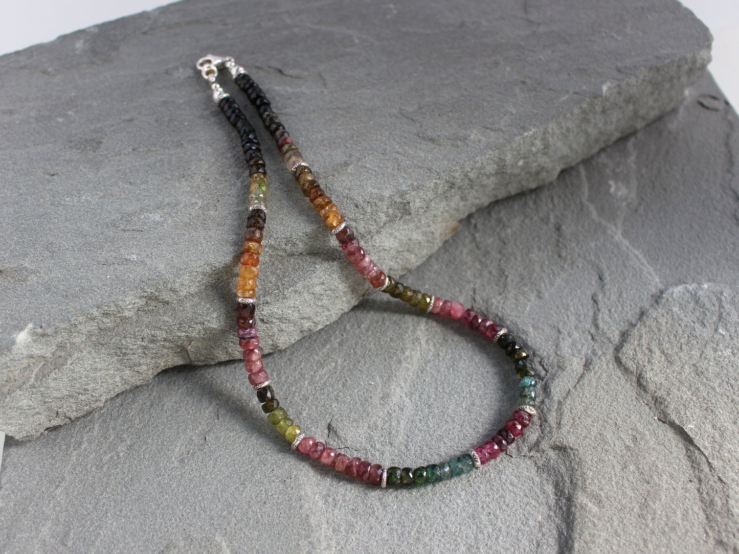 Rainbow Tourmaline Necklace