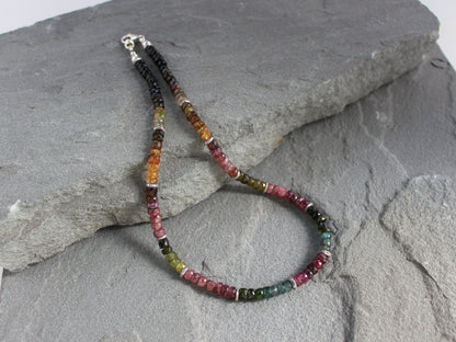 Rainbow Tourmaline Necklace