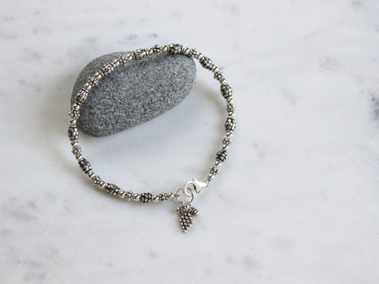 Bali Style Sterling Silver Bracelet