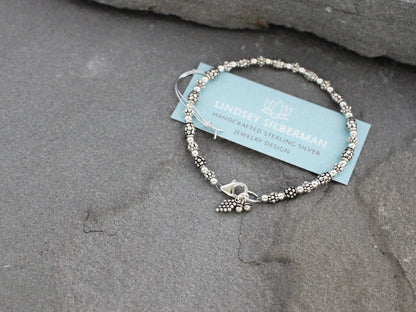 Bali Style Sterling Silver Bracelet