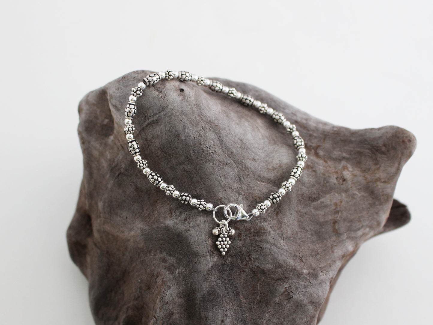 Bali Style Sterling Silver Bracelet