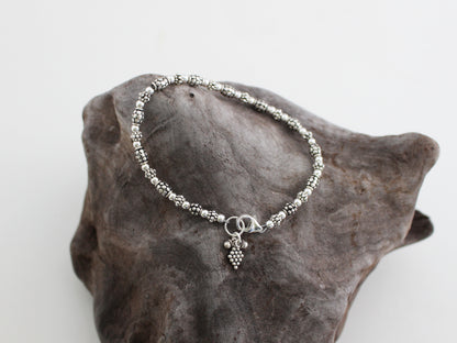 Bali Style Sterling Silver Bracelet