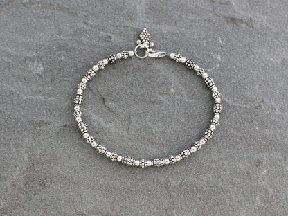Bali Style Sterling Silver Bracelet
