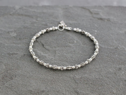 Bali Style Sterling Silver Bracelet