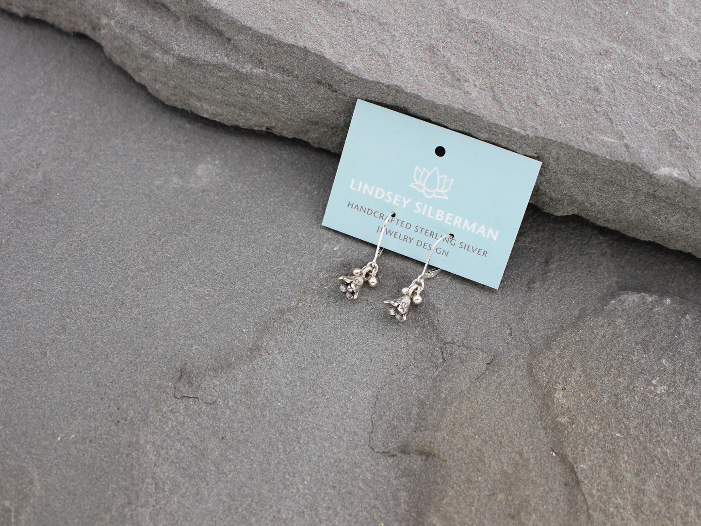 Thai Silver Bell Flower Earrings