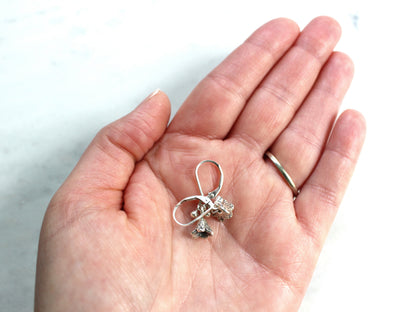 Thai Silver Bell Flower Earrings