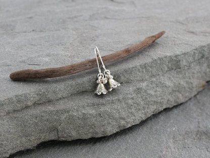 Thai Silver Bell Flower Earrings