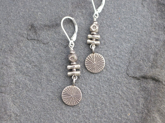 thai hill tribe silver earrings