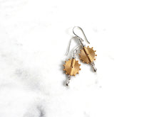 Load image into Gallery viewer, Mixed Metal Dangle Earrings