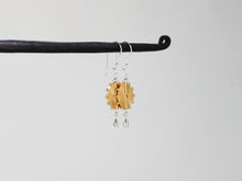 Load image into Gallery viewer, Mixed Metal Dangle Earrings