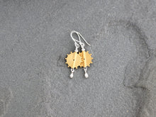 Load image into Gallery viewer, Mixed Metal Dangle Earrings