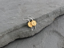 Load image into Gallery viewer, Mixed Metal Dangle Earrings