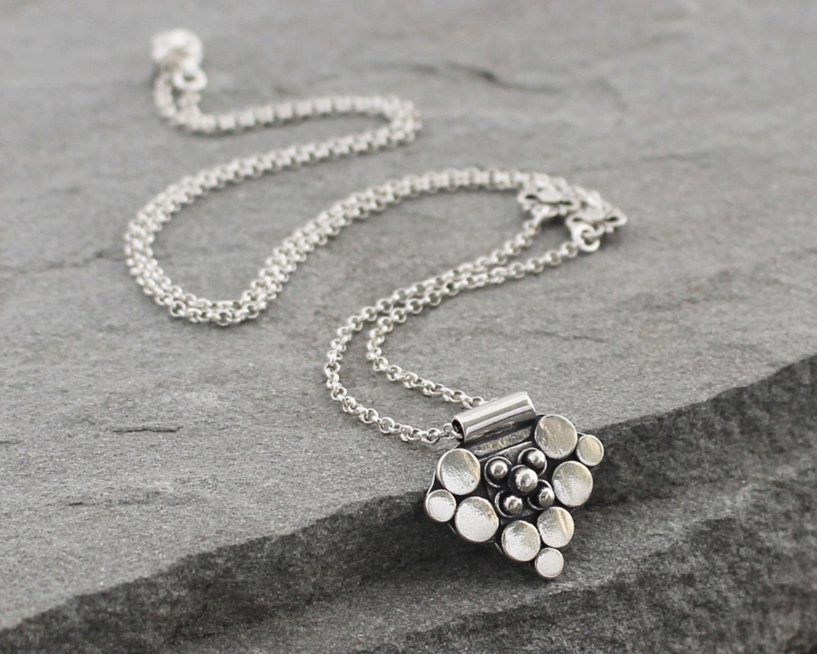 Bali Sterling Silver Pendant Necklace 