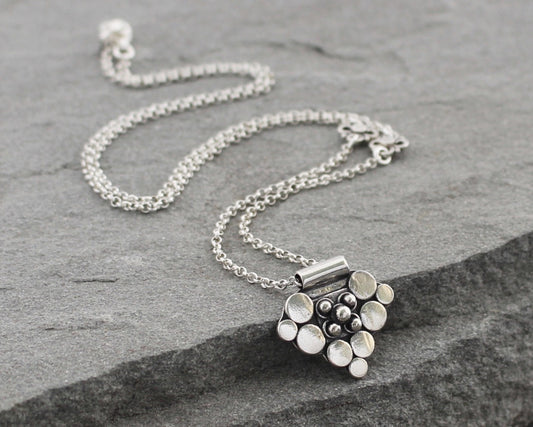 Bali Sterling Silver Pendant Necklace 