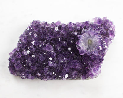 Amethyst Crystal Cluster with Stalactite