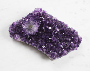 Amethyst Crystal Cluster with Stalactite