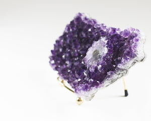 Amethyst Crystal Cluster with Stalactite
