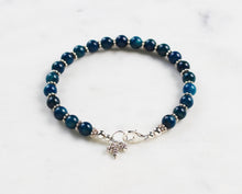 Load image into Gallery viewer, Apatite and Sterling Silver Bracelet