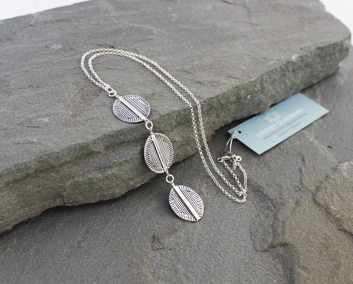 Bali Sterling Silver Trio Necklace