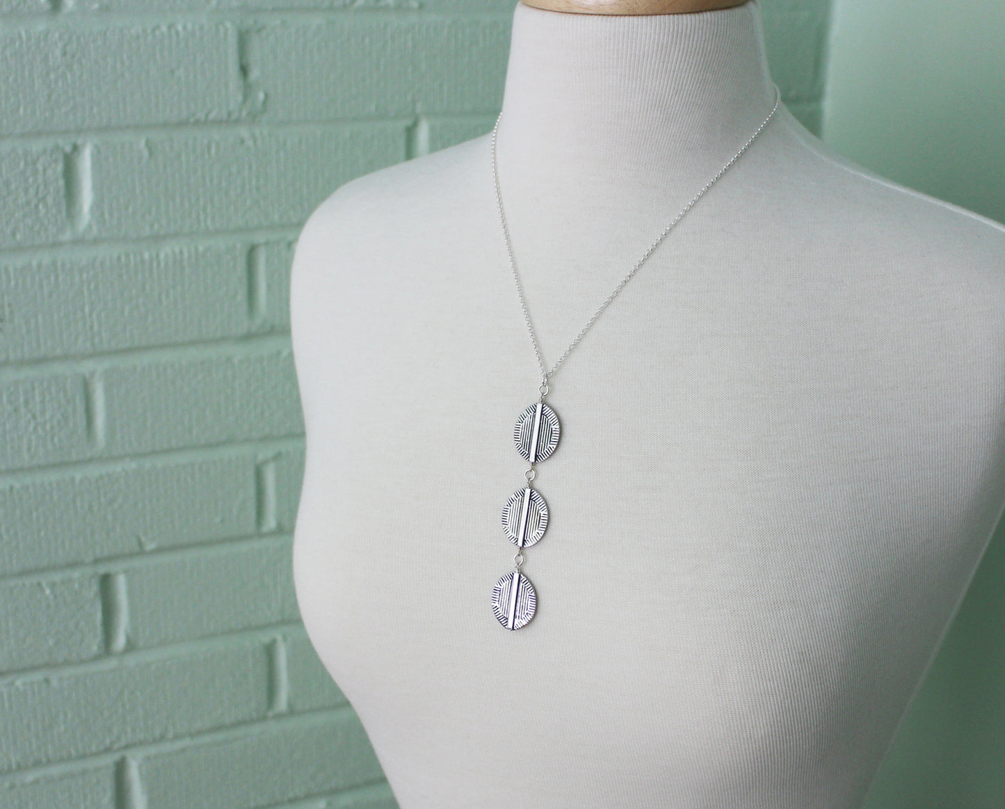 Bali Sterling Silver Trio Necklace