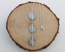 Load image into Gallery viewer, Bali Sterling Silver Trio Necklace