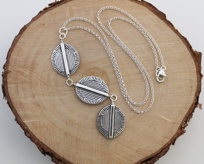 Bali Sterling Silver Trio Necklace