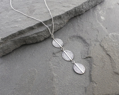 Bali Sterling Silver Trio Necklace
