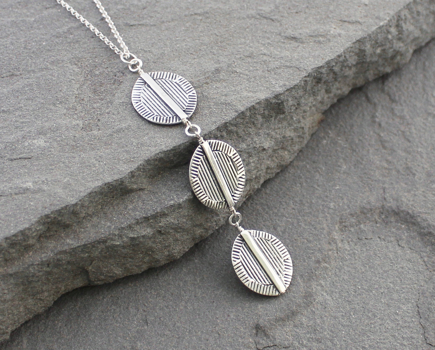 Bali Sterling Silver Trio Necklace